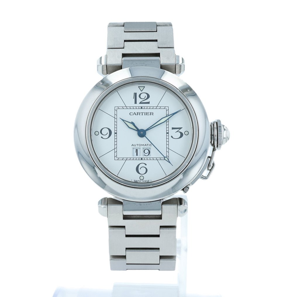Cartier - Pasha C Big Date - Zonder minimumprijs - W31055M7 - Unisex - 2000-2010  #1.0