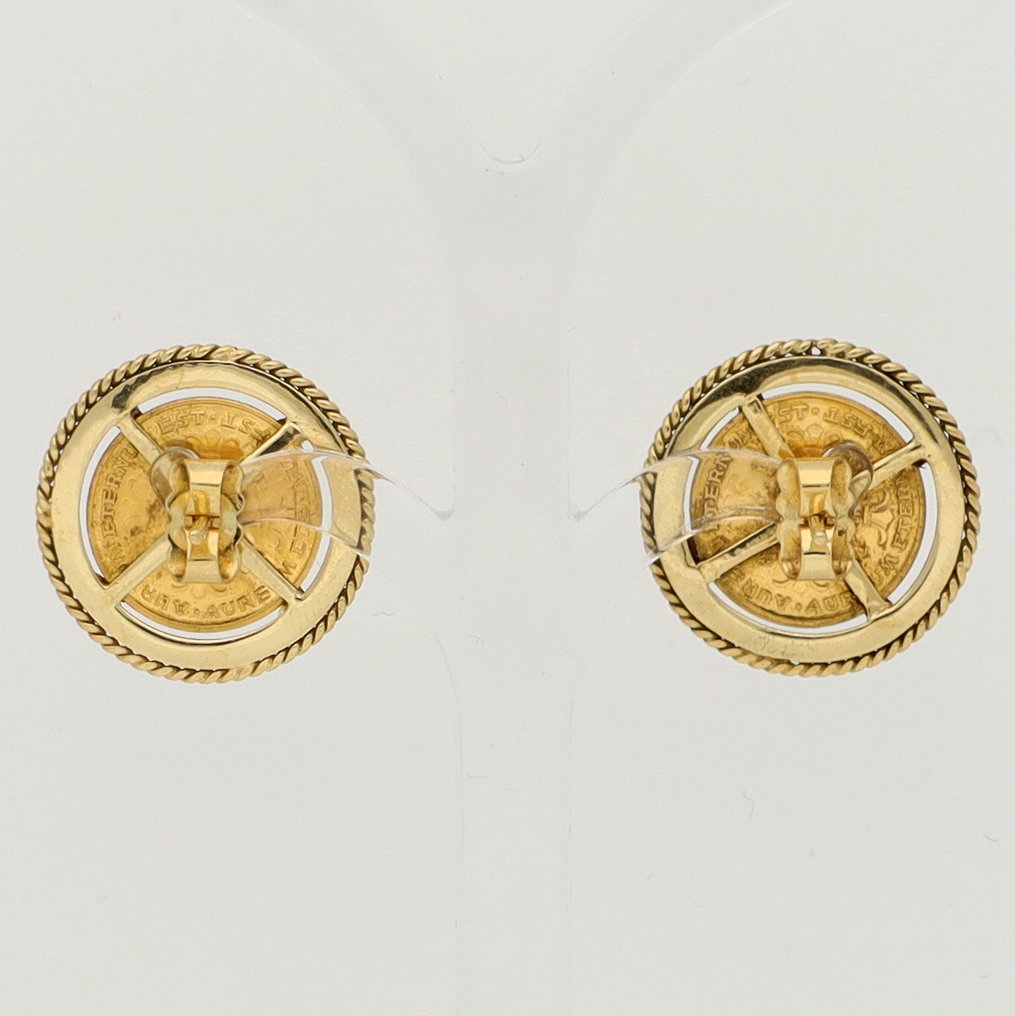 Σκουλαρίκια - 18 καράτια Κίτρινο χρυσό - Kennedy #3.2