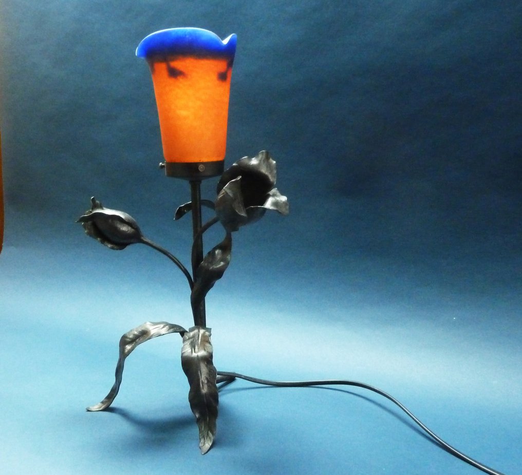 Francois Carion - Tafellamp - Glas, Metaal #2.1