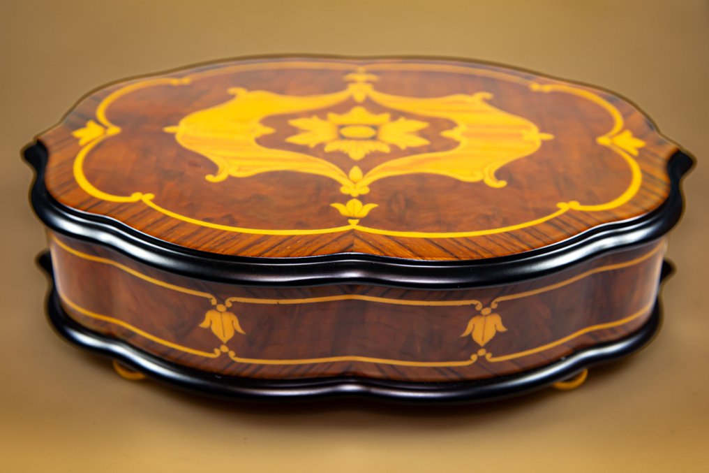 Reuge speeldoos sieradenkist juwelenkist - Caja musical - Suiza - 1950-1960, 1990-2000 #1.0