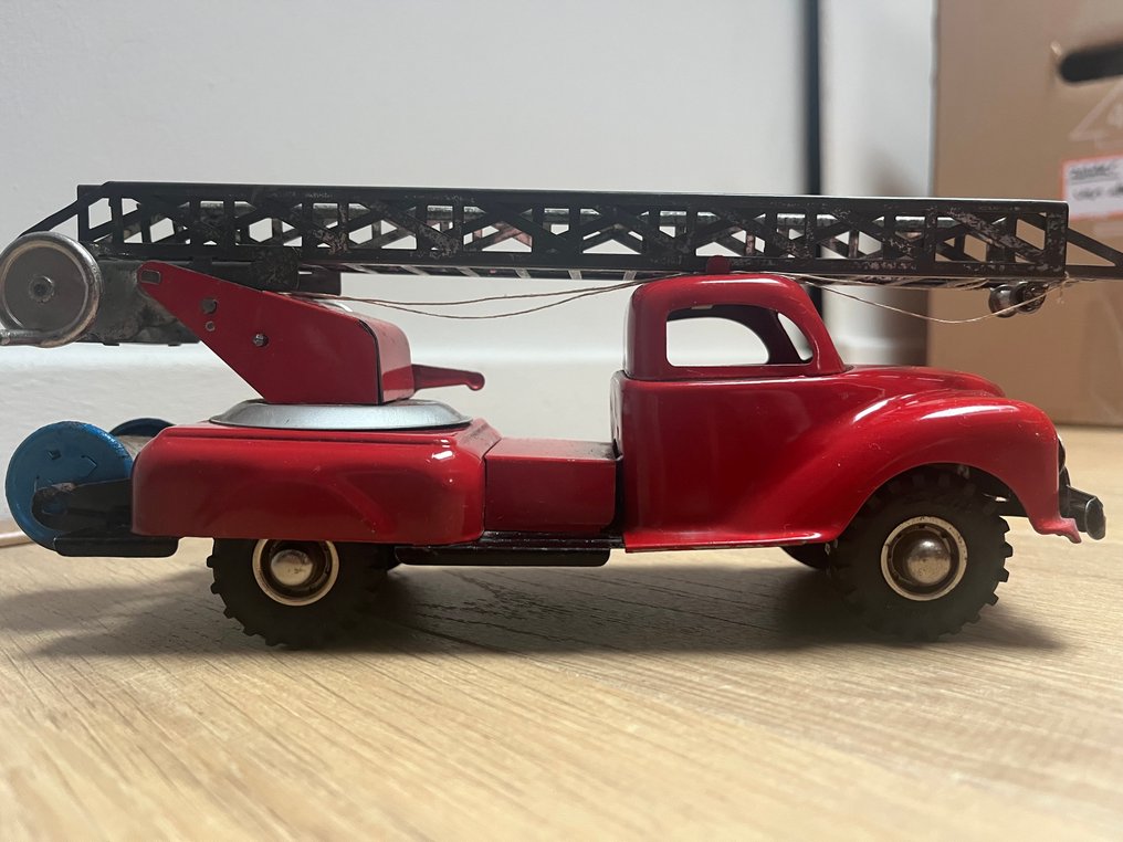 Gama - Παιχνίδι Brandweer ladderwagen - 1940-1950 - Γερμανία #3.2