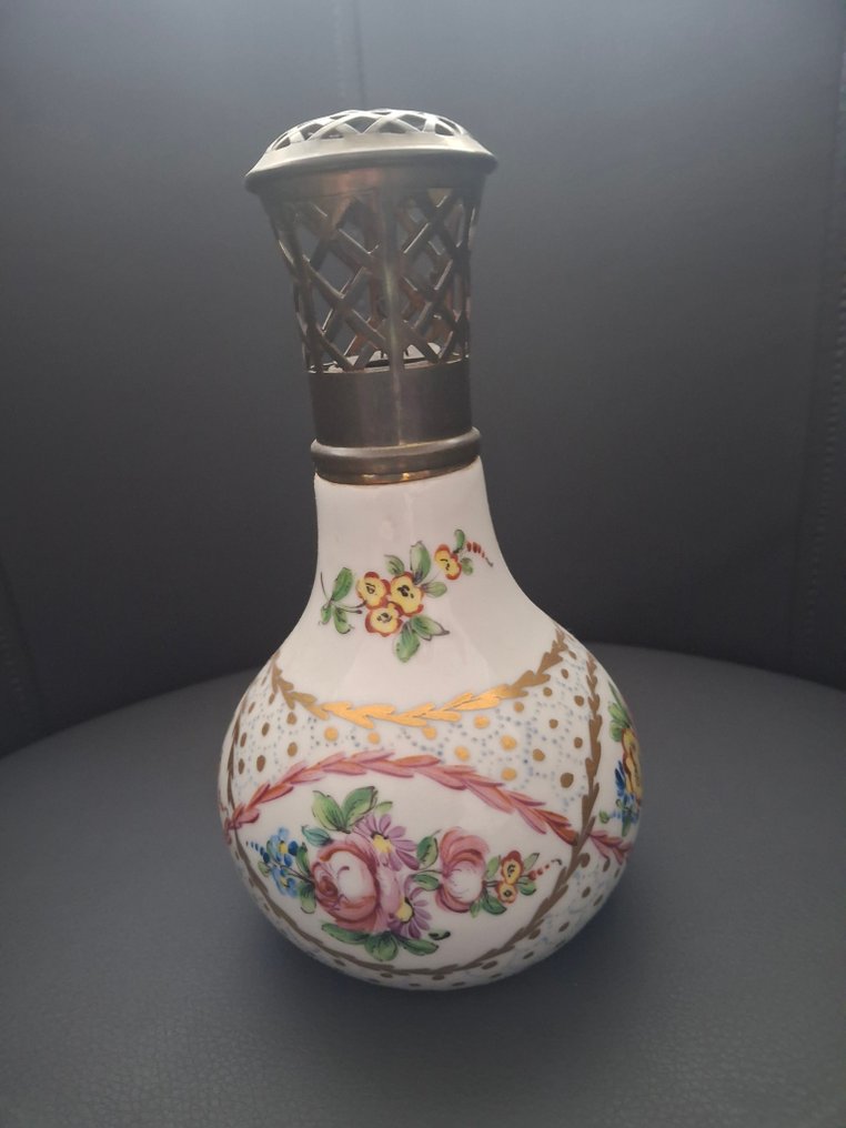 Brûle-parfum - Porcelaine - Lampe berger ancienne #1.0