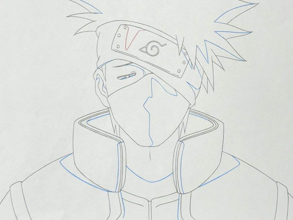 Studio Pierrot - Original animasjonsillustrasjon av Kakashi Hatake - Naruto (2002/07) #1.0