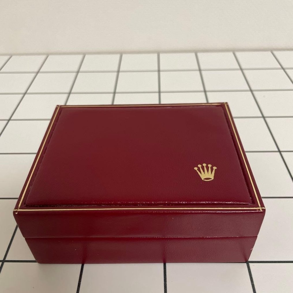 Rolex - Eske - Rolex tom eske – vintage lærkasse for klokkesamlere (brukt) - Lær (utvendig), fløyel (innvendig) #1.0