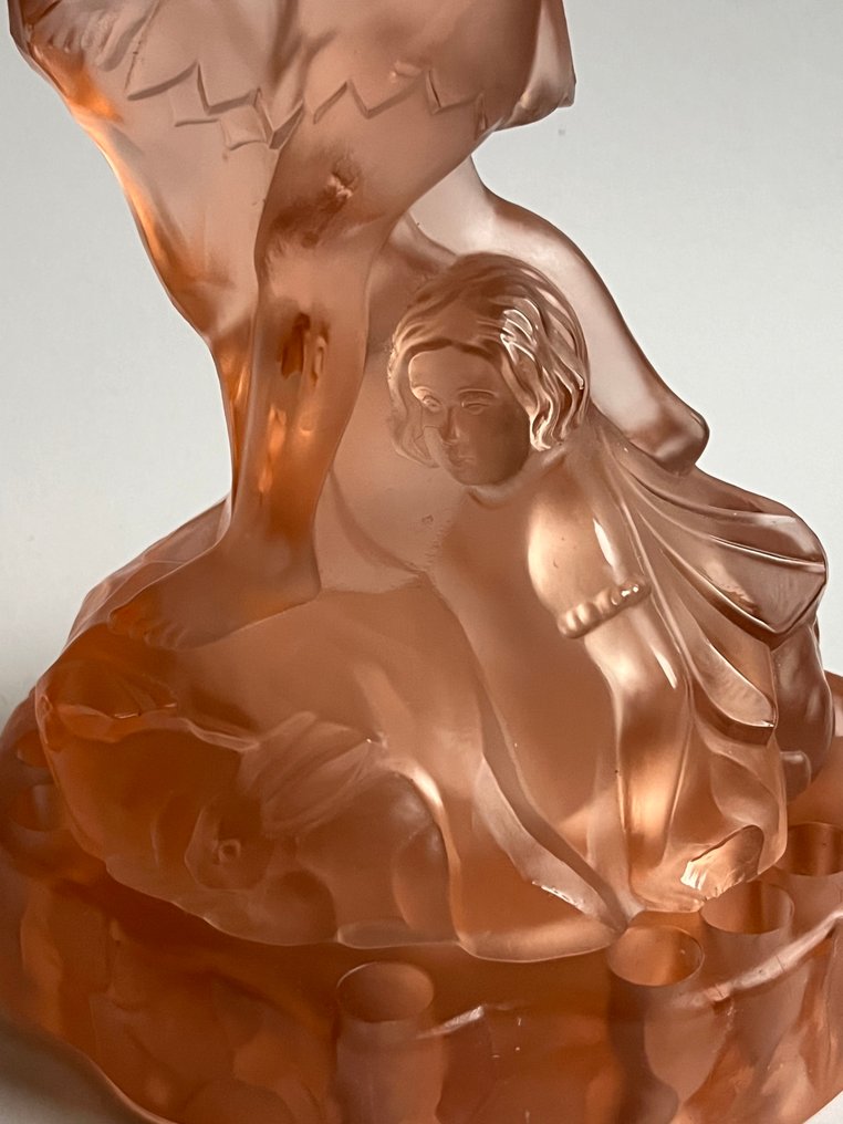 Walther & Sohne - 餐桌中央装饰 - 绗缝花卉  - 玻璃 - 彼得·潘 - 长笛手 #2.1