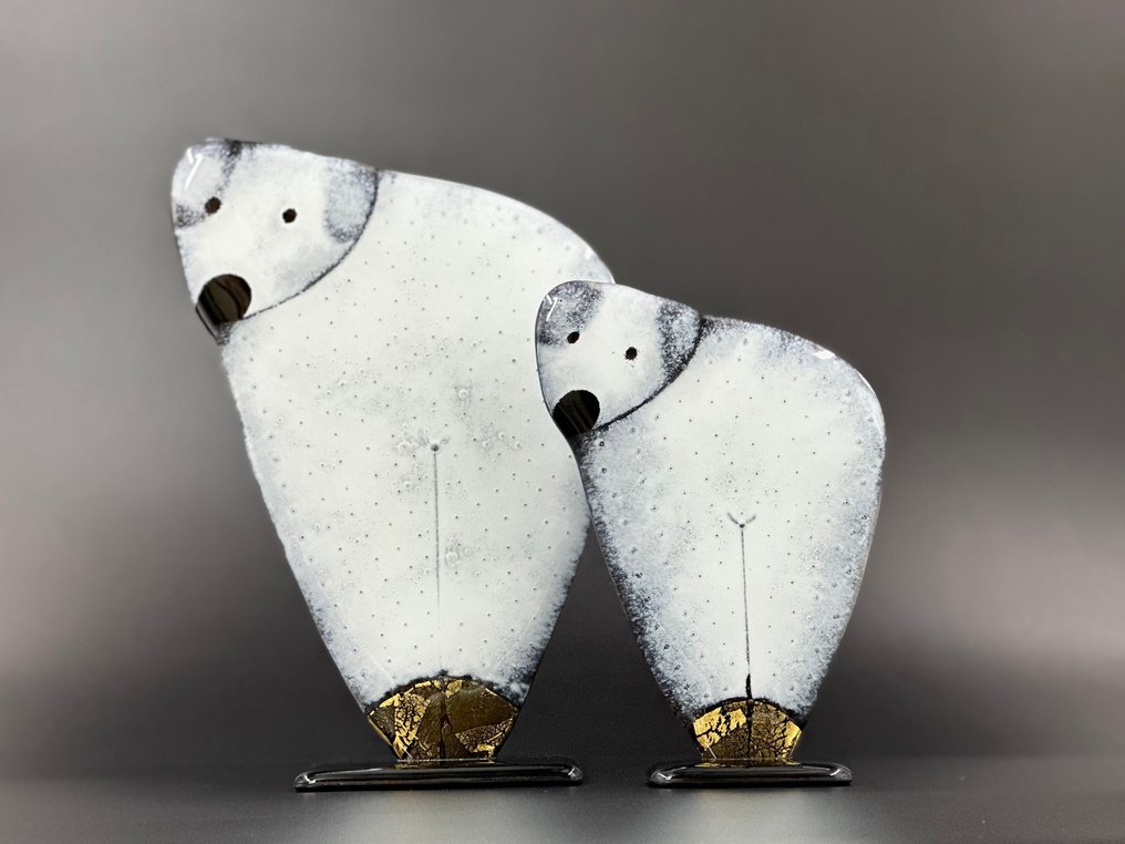 Studio Habrat - Figurine - Polas Bear (2) - fusing #3.2