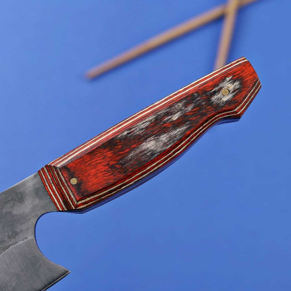 厨刀 - R607 - 硬木 - 意大利 - 蚀刻厨师刀 #3.2