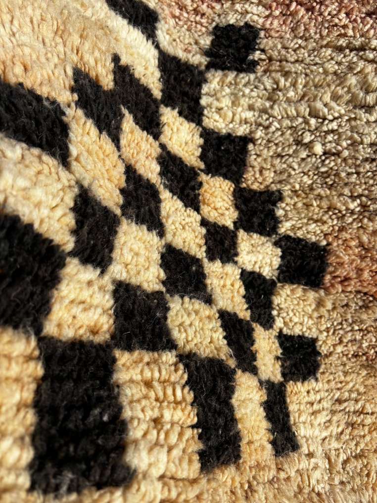 Autentisk marokkansk Boujad-tæppe 170 × 270 cm – Nyt håndvævet berberuldstæppe – Fed geometrisk - Tæppe - 270 cm - 170 cm - Håndvævet uldtæppe #4.3