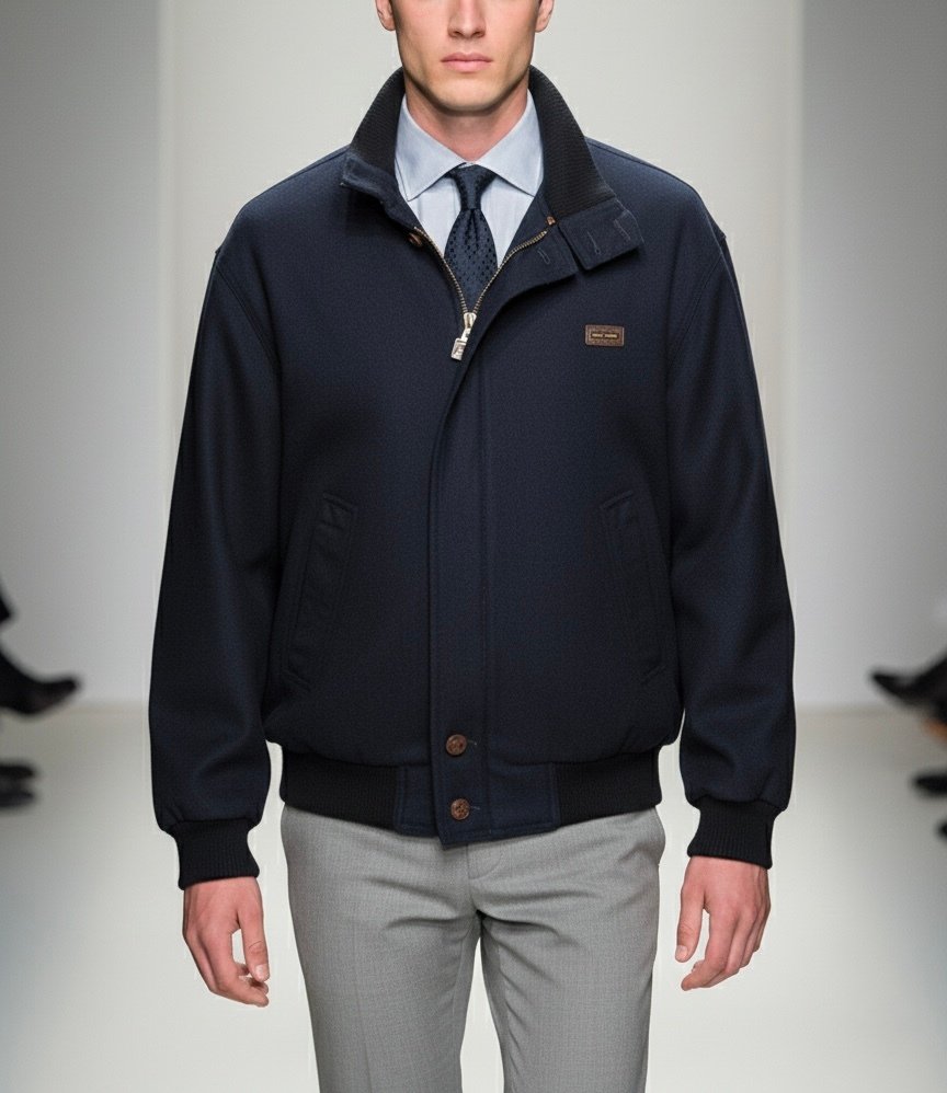 Paul & Shark Yachting Special 100% Wool Bomber Jacket Tg. XL - NO RP - Bomber jacket #1.0