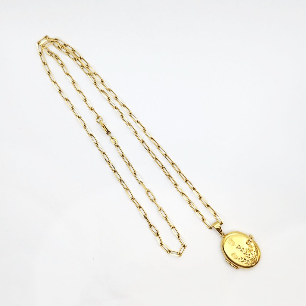 Collana con ciondolo - 18 carati Oro giallo #1.0