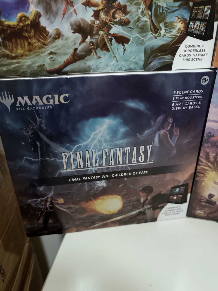 Wizards of The Coast - 4 Booster pack - Magic: The Gathering - Magic the Gathering Final Fantasy Scene Box Display Pack 4 #1.0