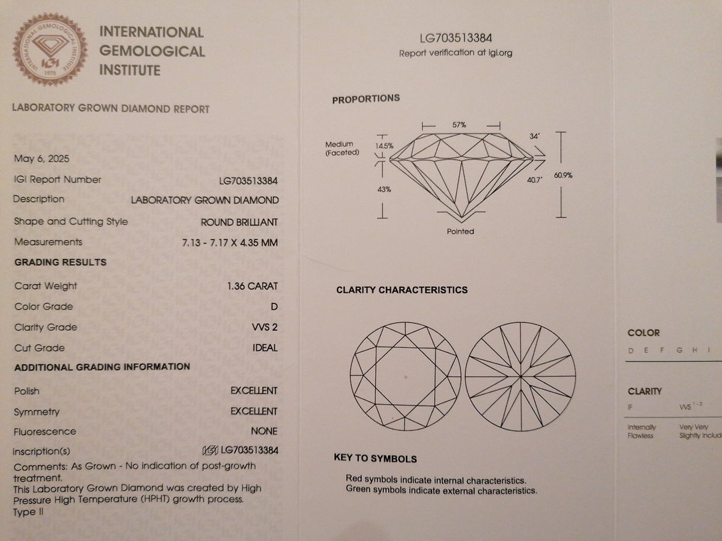 χωρίς τιμή ασφαλείας - Σκουλαρίκια - 14 καράτια Λευκός χρυσός -  2.70ct. tw. Διαμάντι (Εργαστηριακής καλλιέργειας) #3.2