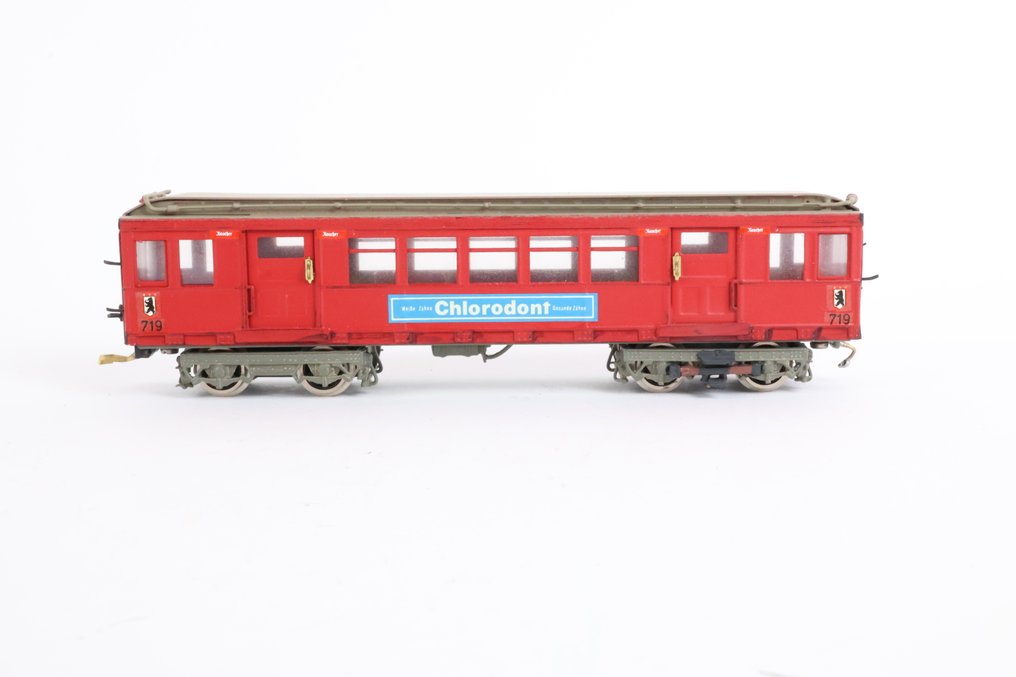 merk niet bekend H0 - Model train passenger carriage (1) - Brass Berlin U-Bahn carriage - BVG #1.0