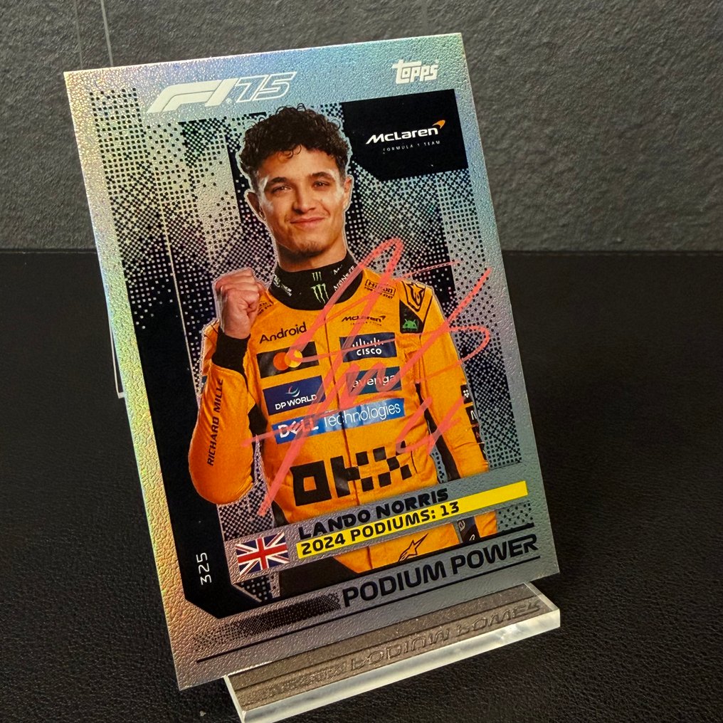 Mclaren - Topps 325 Podium Power Signed - Lando Norris - 2025 - Trading Card  #2.1