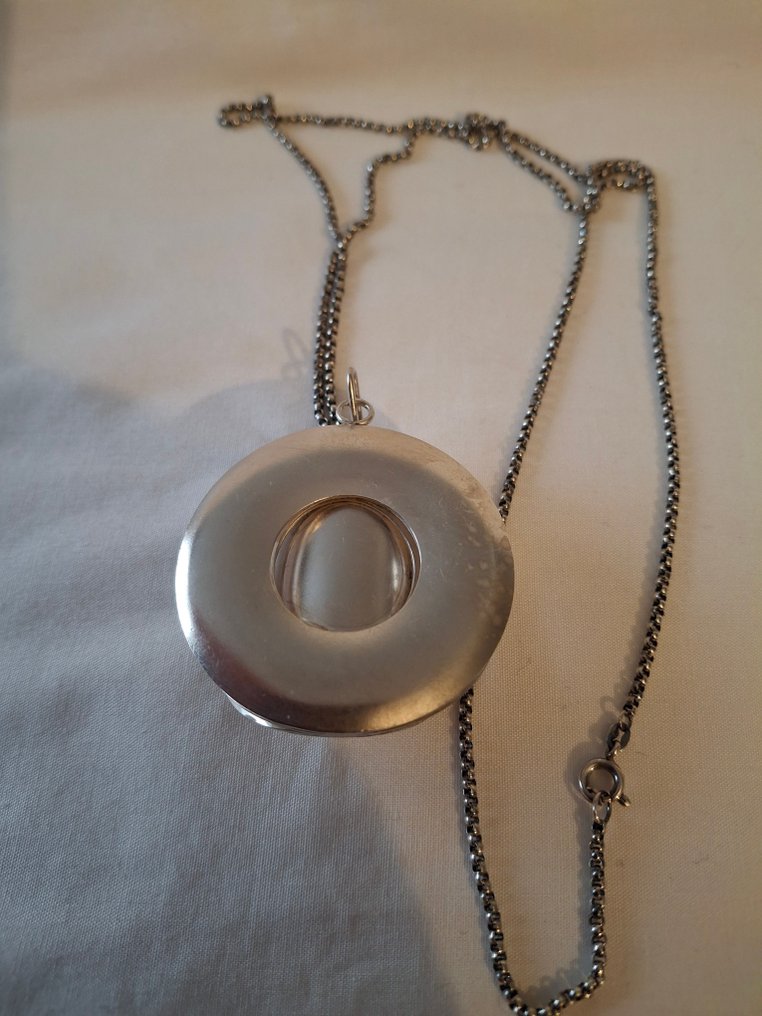 χωρίς τιμή ασφαλείας - Σετ κοσμημάτων 3 τεμαχίων Ασημί - Σχεδιασμός κολιέ - καρφίτσα #1.0