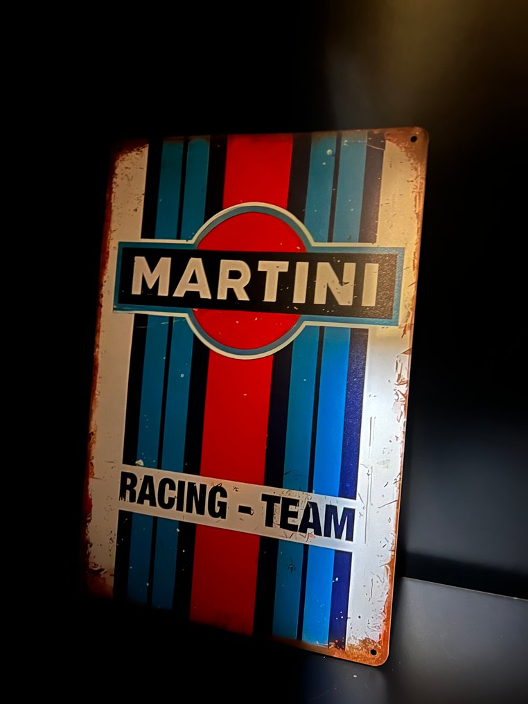 Διαφημιστική Ταμπέλα Martini Racing Team. - Πινακίδα - Αλουμίνιο #3.2