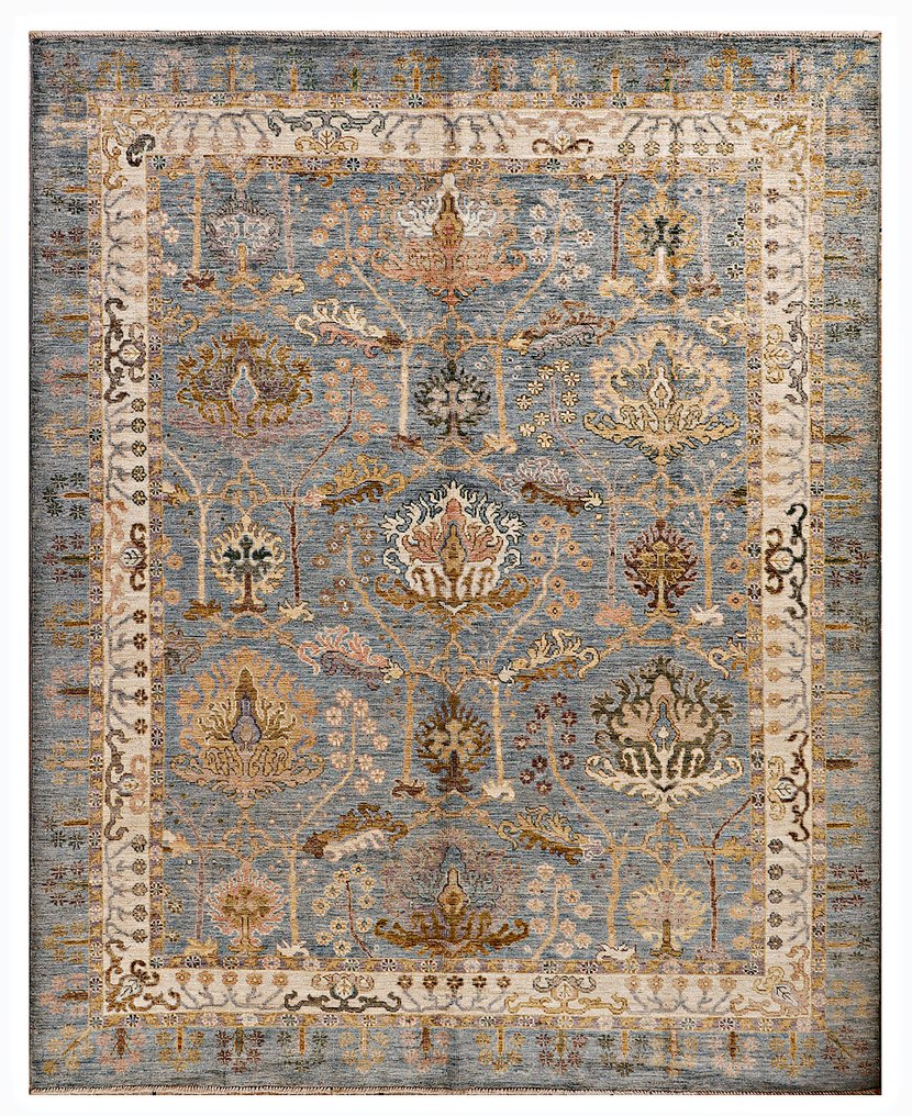 Afghan, Hand-knotted Traditional Oushak rug Unique High quality Premium wool - Carpet - 306 cm - 246 cm - New Handmade Designer rug #1.0