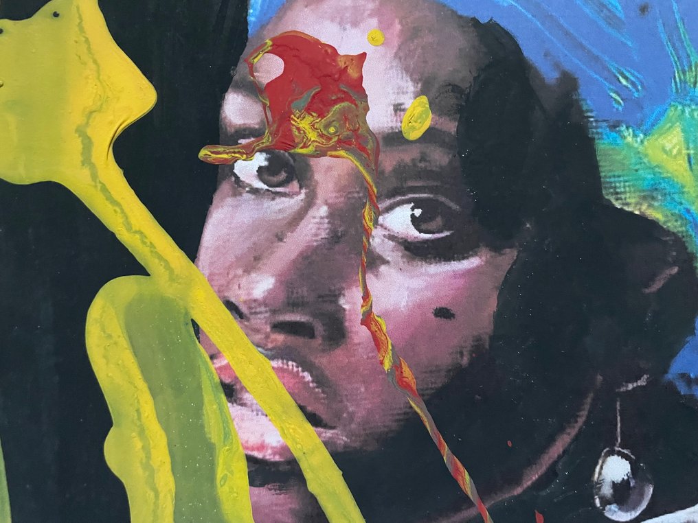 Peter Klashorst (1957) - Meisje met de Parel (naar Vermeer) #2.1