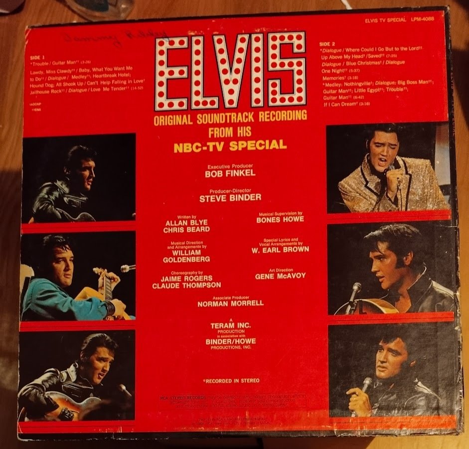 艾維斯·普里斯萊/貓王 - Elvis (NBC-TV Special) - LP - 1968 #1.0