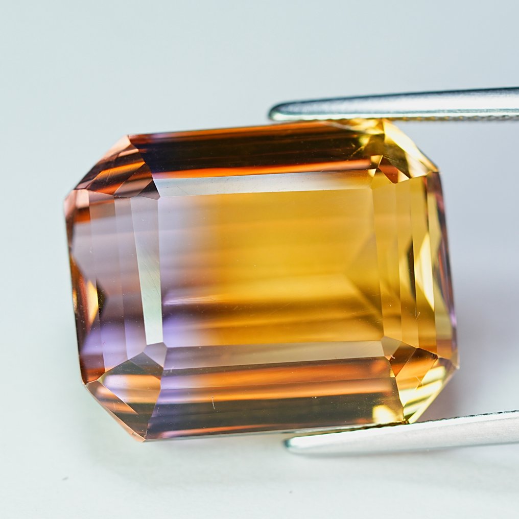 没有保留价 紫色, 黄色 紫黄晶  - 49.58 ct - 国际有色宝石协会（ICA GemLab） - 令人惊叹的双色宝石 #2.1