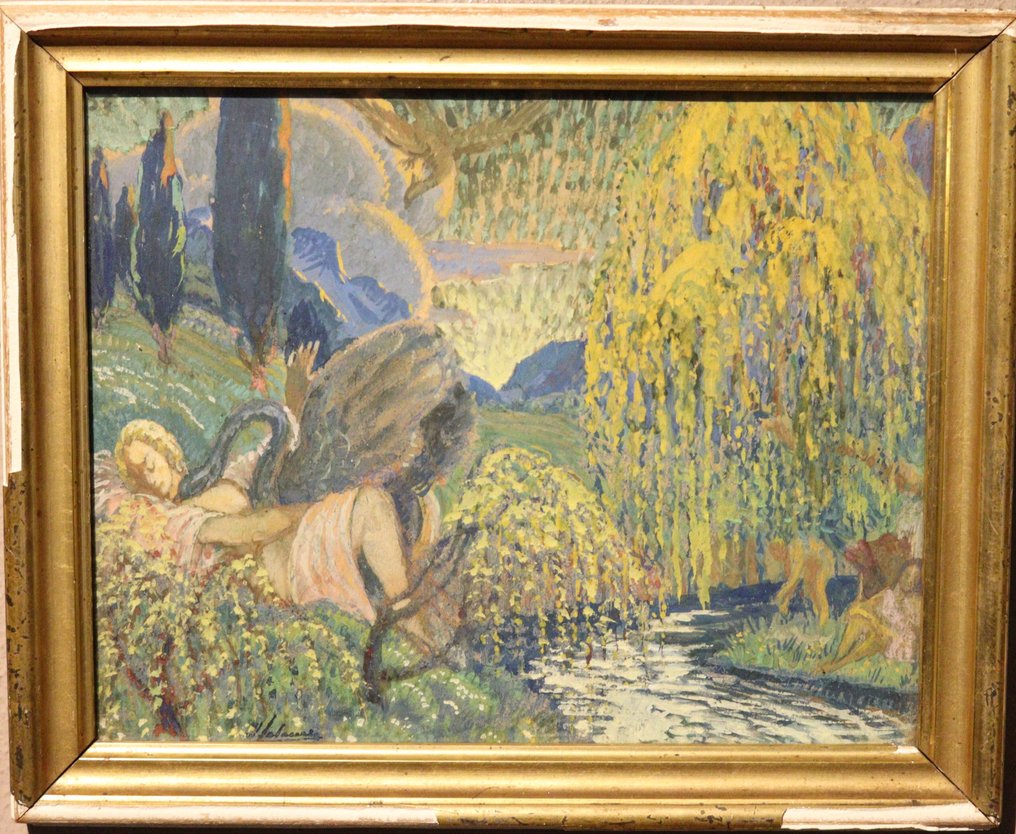 Marcel Lalaurie (1885) - Leda en de zwaan #2.1