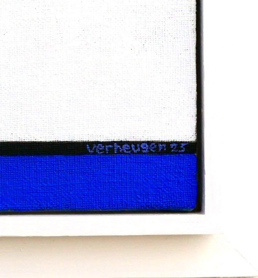 Jos Verheugen - Free after Mondriaan, with Swallows (M1083) #4.3