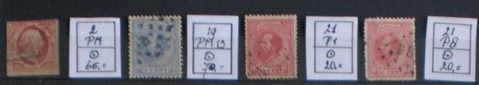 Ολλανδία 1852/1899 - Συλλογή κλασικών ολλανδικών λαθών σε δίσκους. - Mast 2022 #2.1