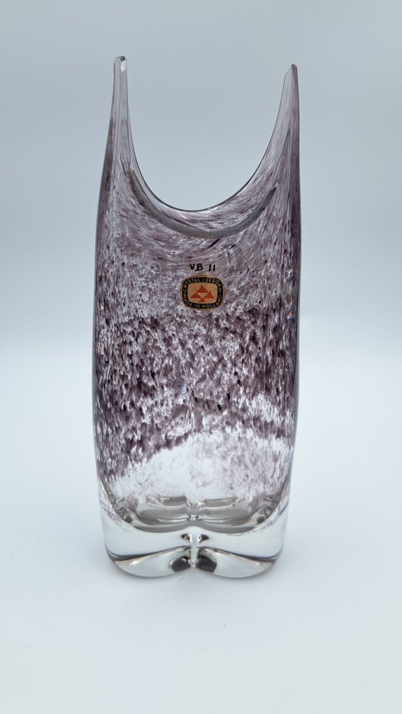 Glasfabriek Leerdam - Sybren Valkema - Βάζο - vaas - Γυαλί - Unica βάζο Leerdam #1.0