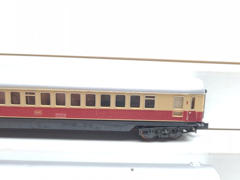 Minitrix N - Machetă tren transport călători (4) - 4x vagoane TEE - DB #3.2