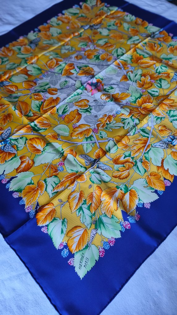 Hermès - L'ARBRE DE SOIE by Antoine de Jacquelot. Neuf - Fular #4.3