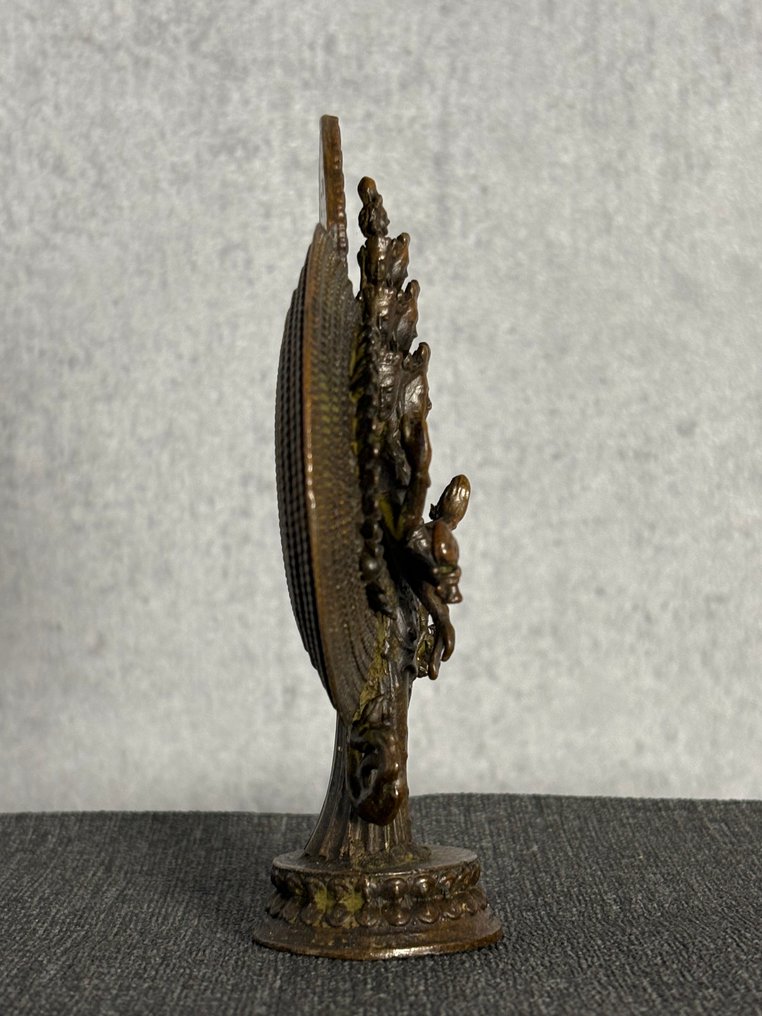 Buddhist figurine - Bronze - Tibet - Late 20th century #3.2