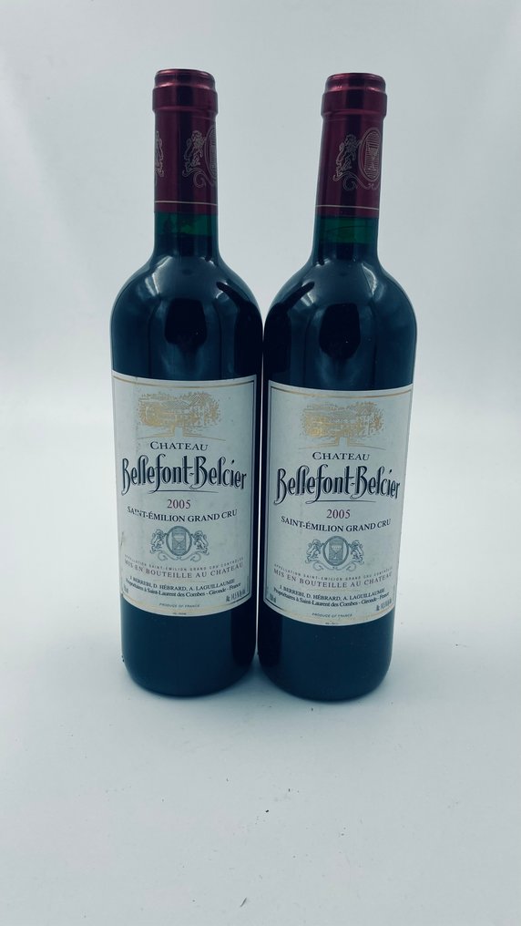 2005 Château Bellecier - Saint-Émilion Grand Cru Classé - 2 Pullot (0.7 L) #1.0