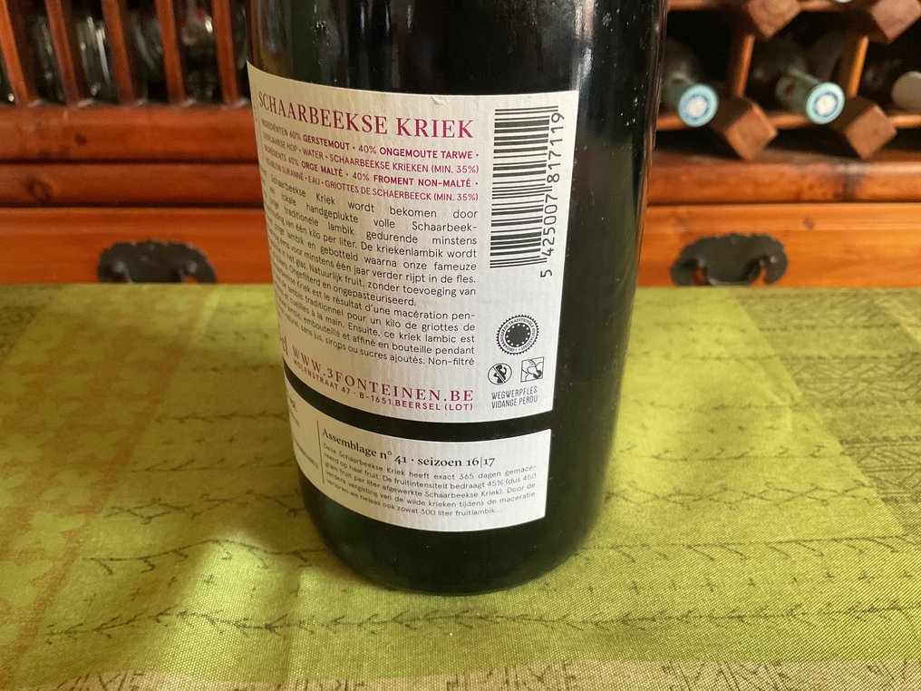3 Fonteinen - Schaarbeekse Kriek, Oude Gueuze & Oude Kriek Intens Rood - 75cl - 3 üvegek #4.3