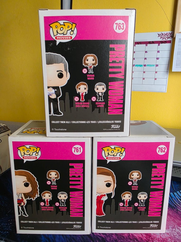 Funko - Funko Pop Pretty Woman Set: Edward Lewis; Vivian Ward; Vivian Ward (Red Dress) - 2020+ #2.1