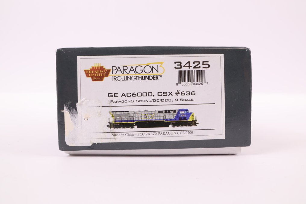 Broadway Limited N - 3425 - 柴油火車 (1) - GE AC6000，CSX #636 - 数字声音 #3.2