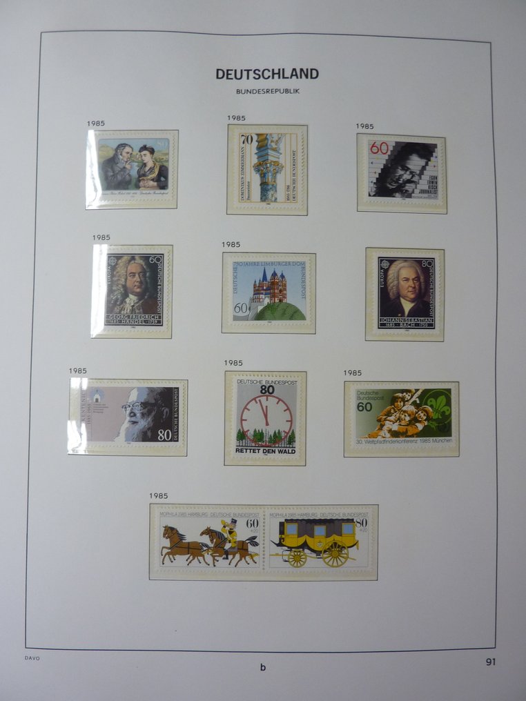 德国，联邦共和国  - 在DAVO配有盒式磁带 - Bund en Berlijn #2.1