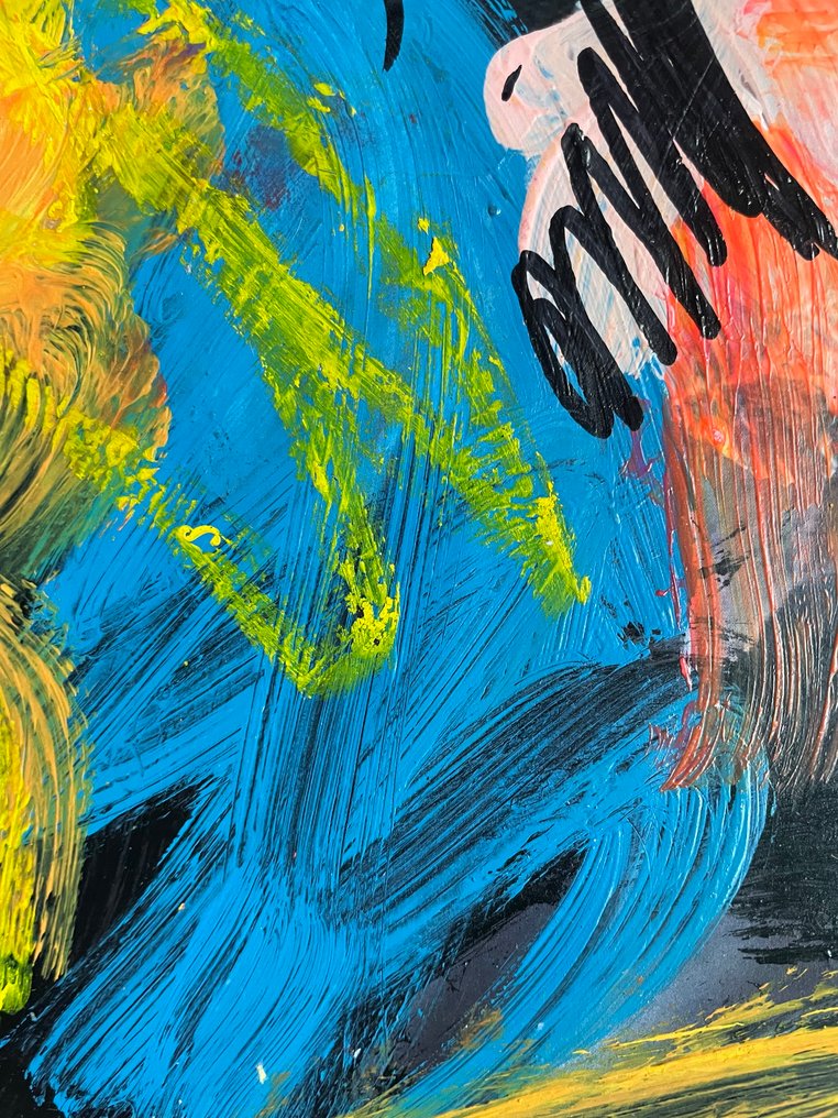 Peter Klashorst (1957) - Meisje met de parel (naar Vermeer) #3.2