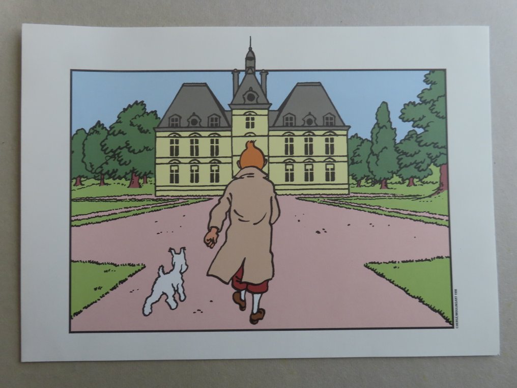 Hergé - 4 x print  Moulinsart Tintin #4.3