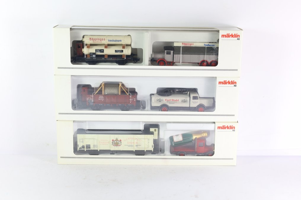 Märklin H0 - 00694 - Model train freight wagon set (1) - Museum wagon set Work 1 - DB #4.3