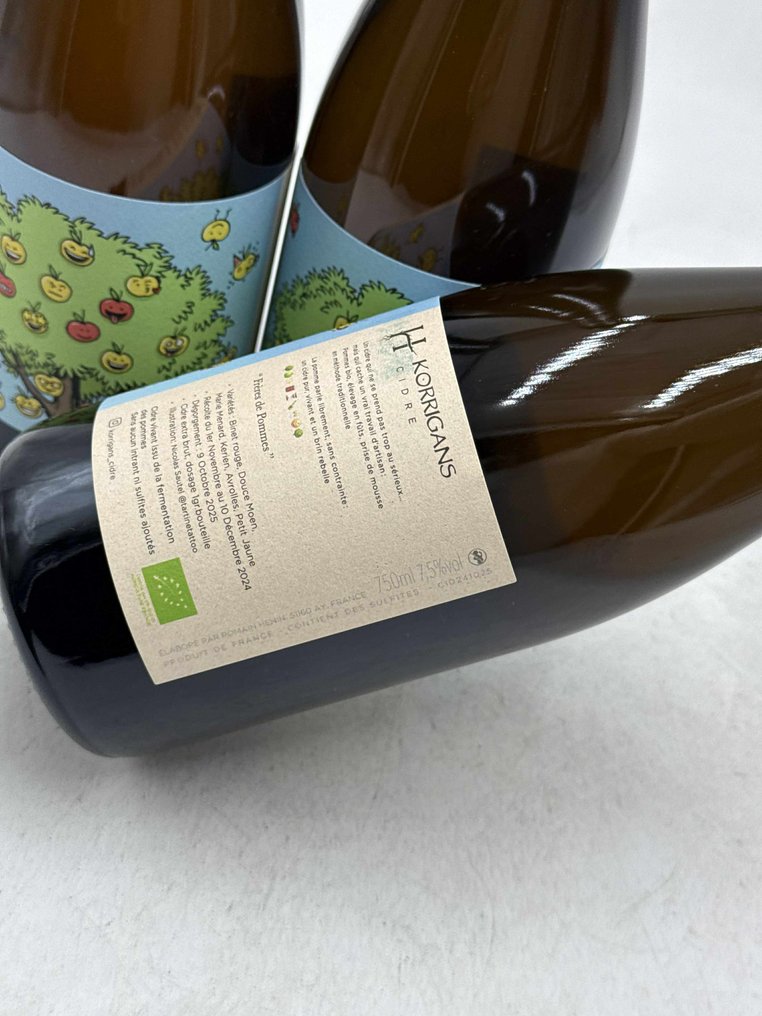 Henin Korrigans Cidre Frères de Pommes - 75 cl -  3 flasker  #3.2