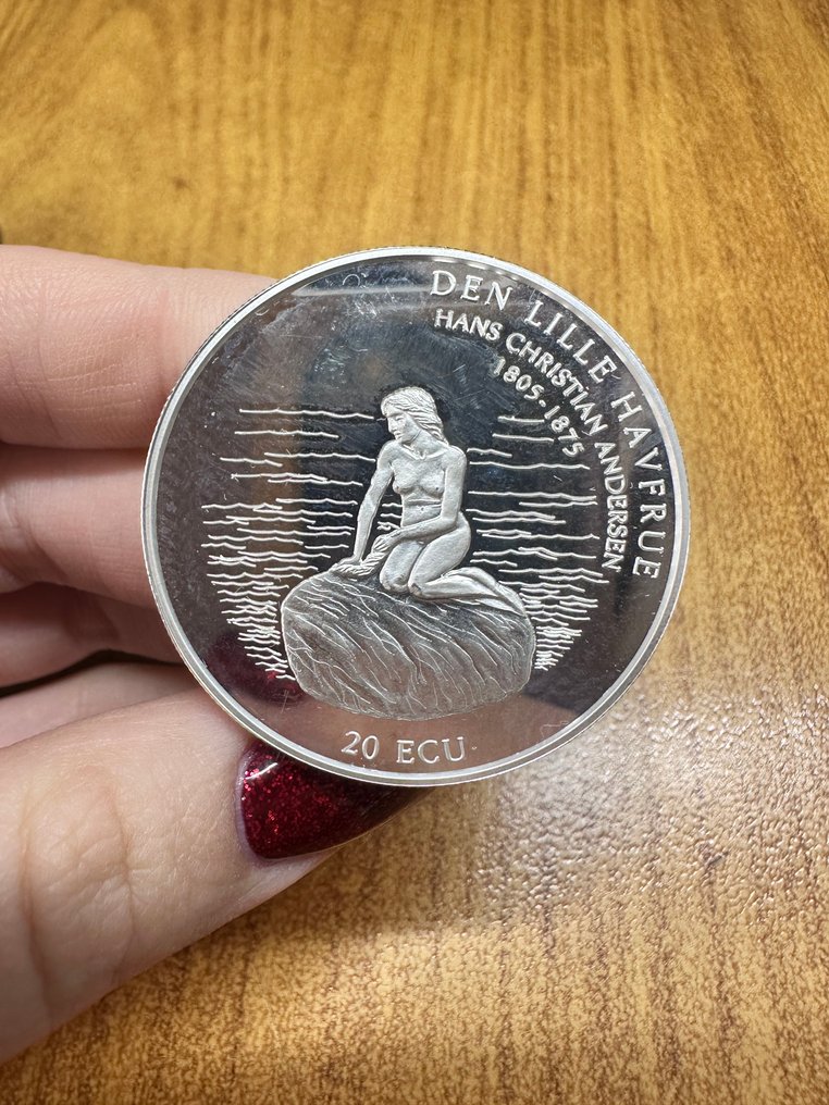 Denmark. 20 Ecu 1995 “La sirenetta”  (No reserve price) #1.0