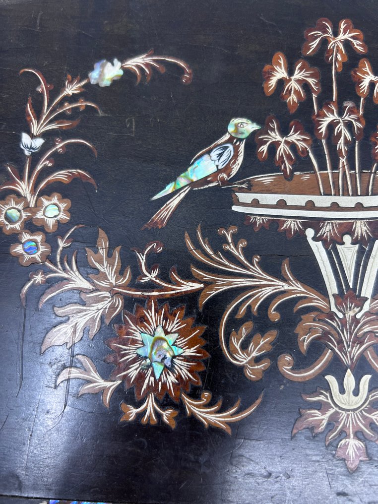 书写斜面 - 木 - 古董写字箱 #4.3