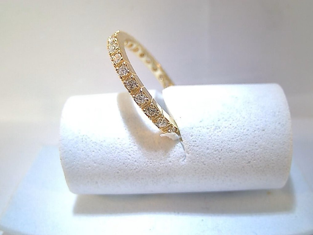 Sormus - 18 kt. Keltakulta -  0.56ct. tw. Timantti (Luonnollinen)  - Ääretön rakkaus #1.0