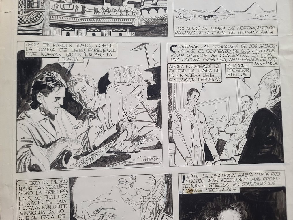 Breccia, Alberto - Original page - Mort Cinder - Le Tombeau de Lisis - 1963 #2.1