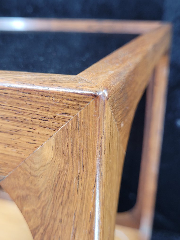 BR Möbler – Beistelltisch / Rolltisch – Design Jacob Brink – Teak – 1960er Jahre - 边桌 - 木, 玻璃 #4.3