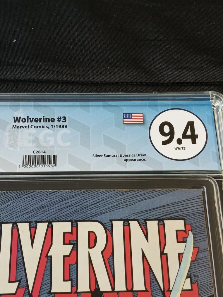 Wolverine (Vol. 2) #3 - EGC 9.4 - The Black Blade - 1 Graded comic - EO - 1989 #1.0