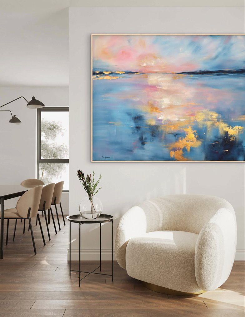 Ellis Hollering - Quiet Morning - XXL Abstract landscape #3.2