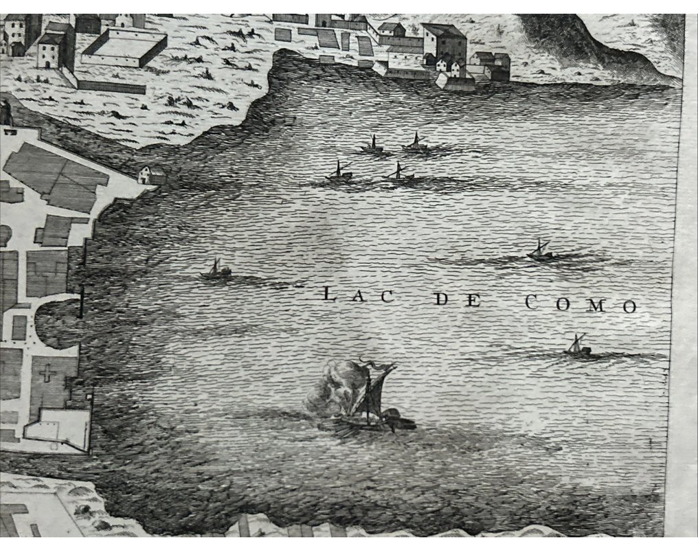 意大利 - Lombardia / Como; Pierre Mortier - La Ville de Como - 1701-1720 #3.2
