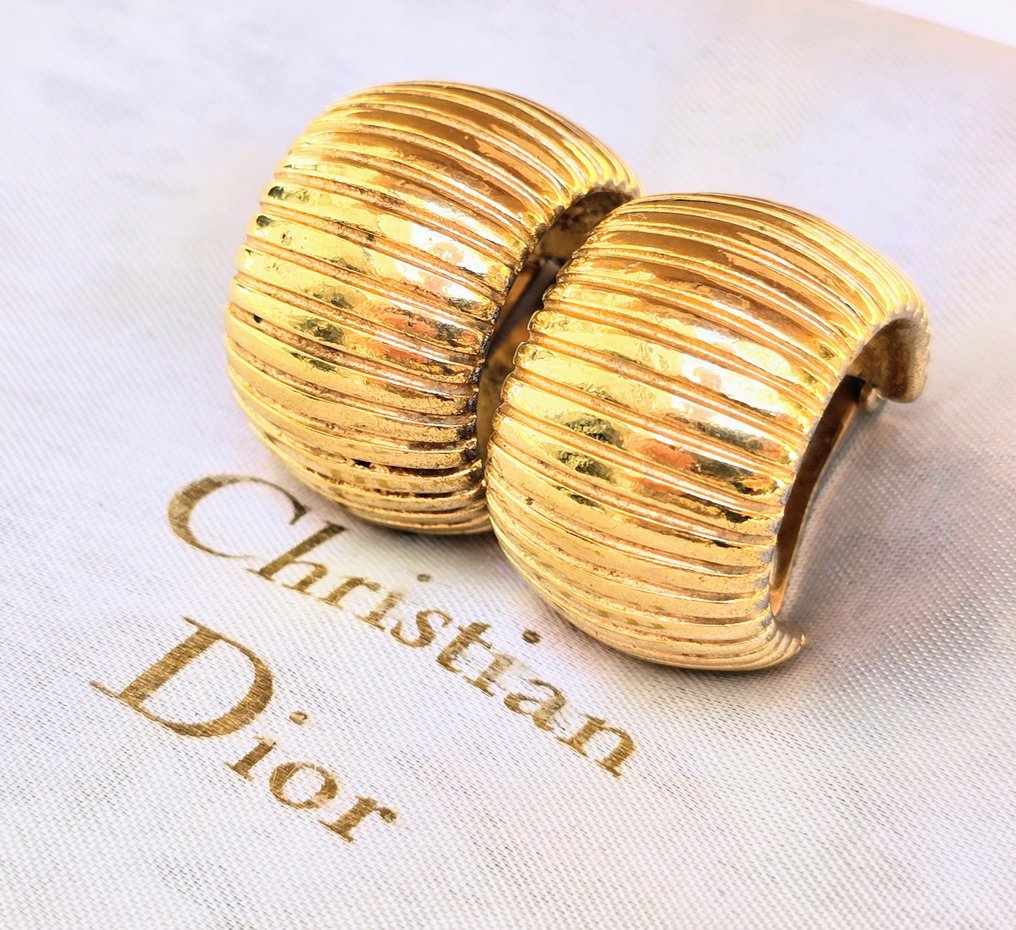 Christian Dior - Gold-plated - 耳环 - 复古圈圈时尚 #3.2