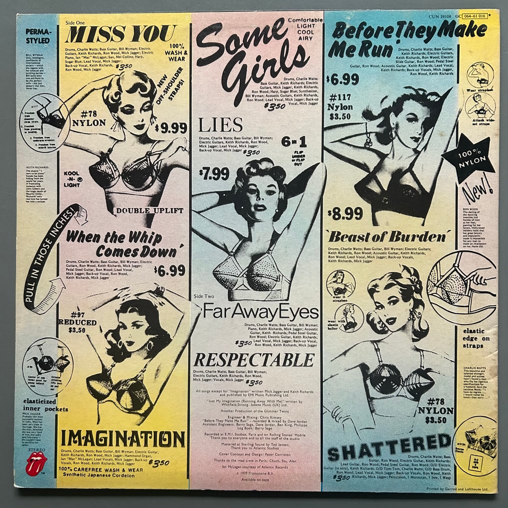 The Rolling Stones - Some Girls (Gimmick Sleeve with Original Inner) - LP - 1978 #1.0